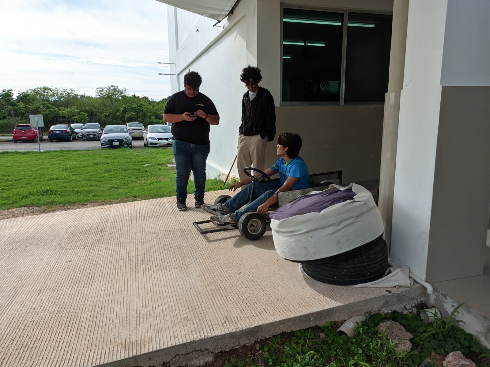Go kart de exposición