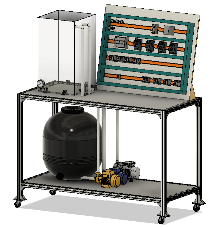 prototipo de banco de bombeo para el LARI