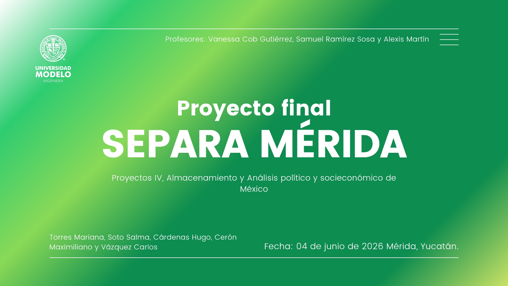 SEPARA MERIDA - Separación de basura en las Américas I