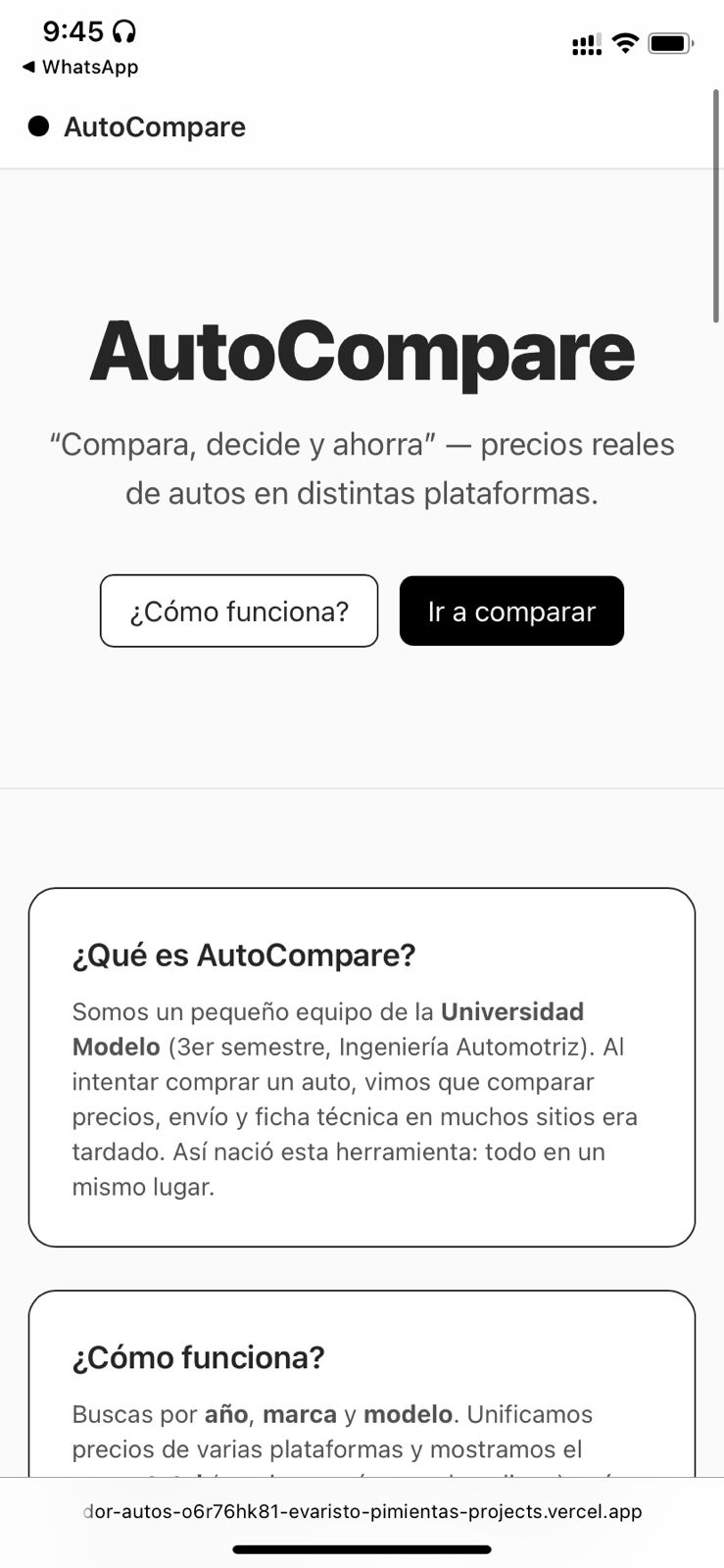 AutoCompare