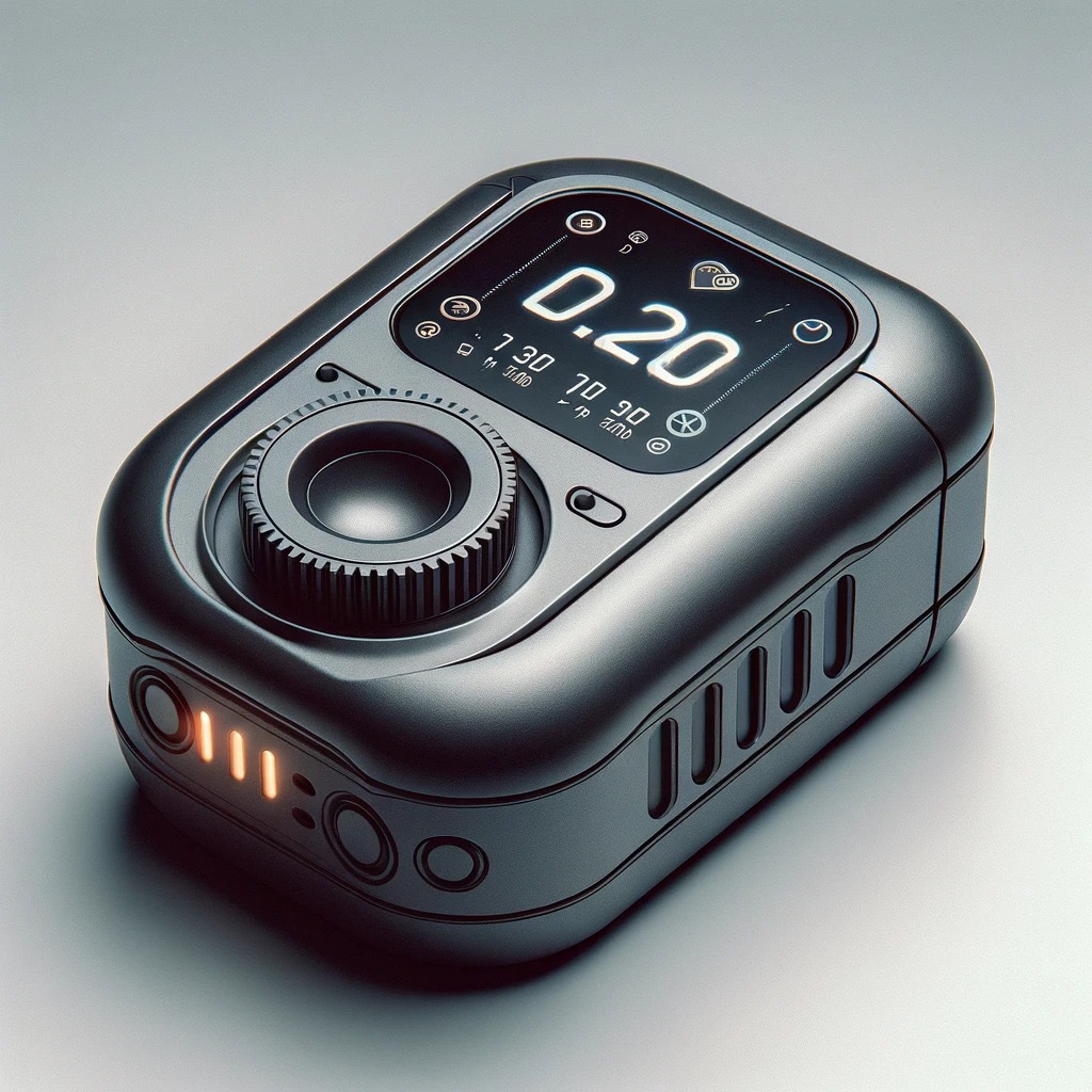 Cargador USB para auto con sensores ambientales