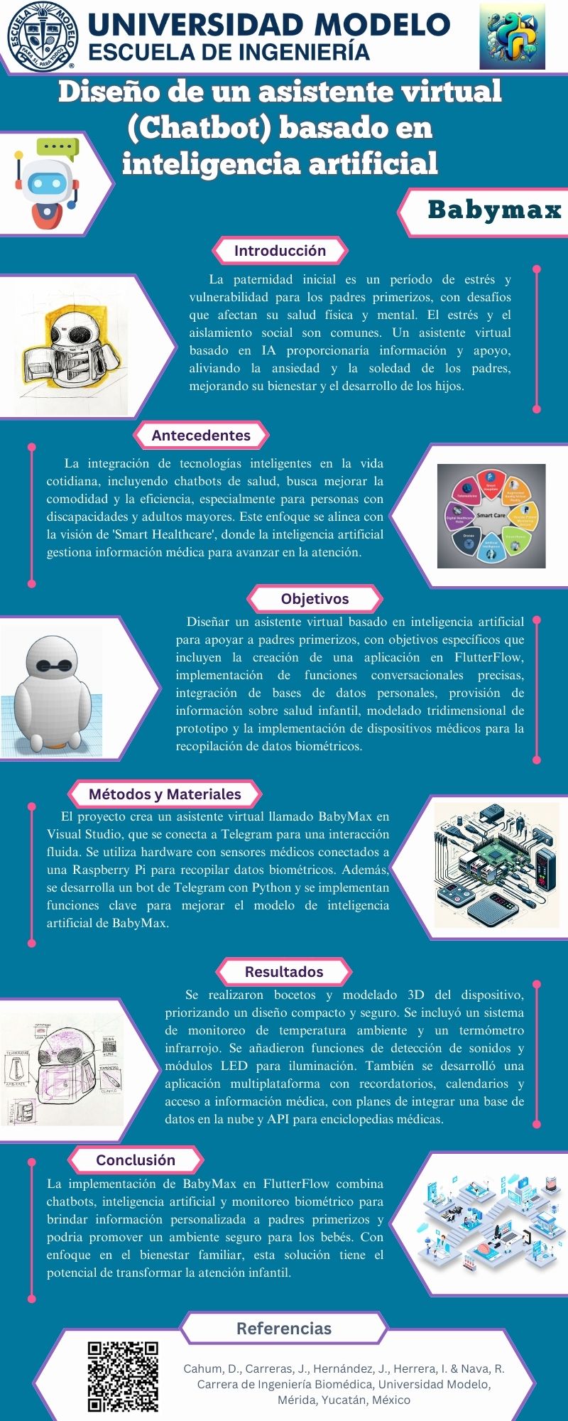 Diseño de un asistente virtual (Chatbot) basado en inteligencia artificial para proporcionar apoyo a padres primerizos en el cuidado integral del infante: Babymax