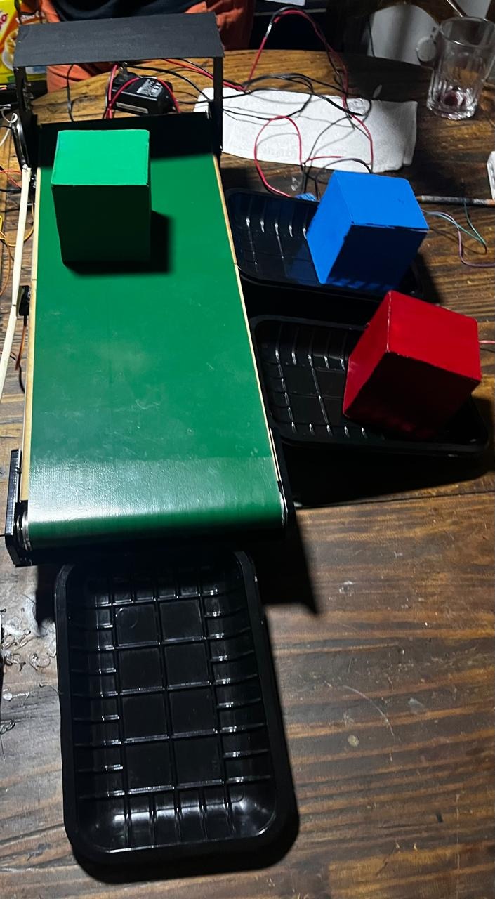 Banda clasificadora por color