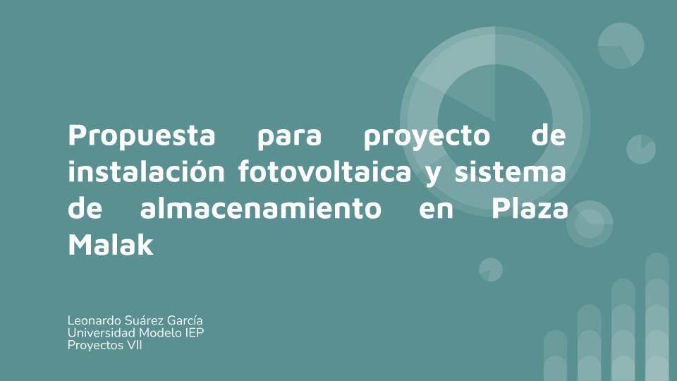 Propuesta instalación fotovoltaica en Plaza Malak